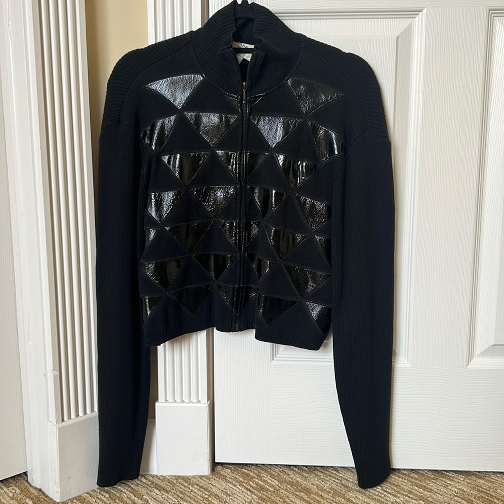 Emanuel zipper front sweater